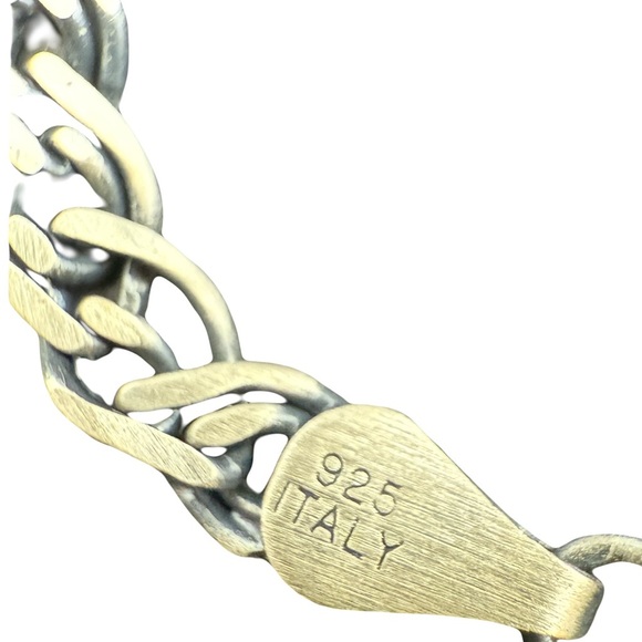 Men's Silver Chain Bracelet - Picture 4 of 4